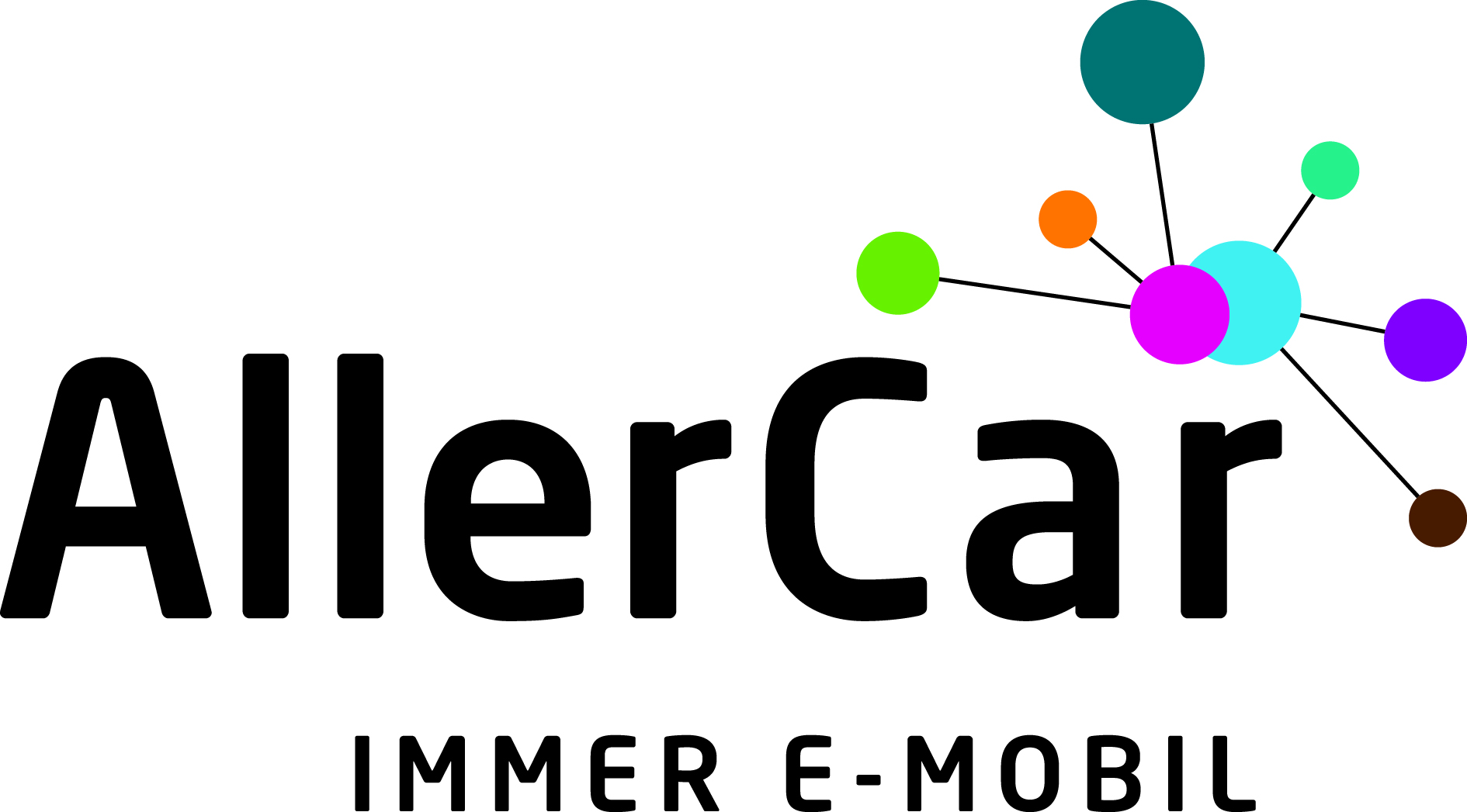 Allercar Logo 4c schwarz mit Claim