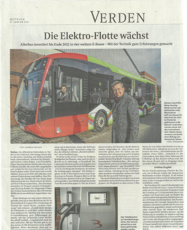 Elektroflotte wächst