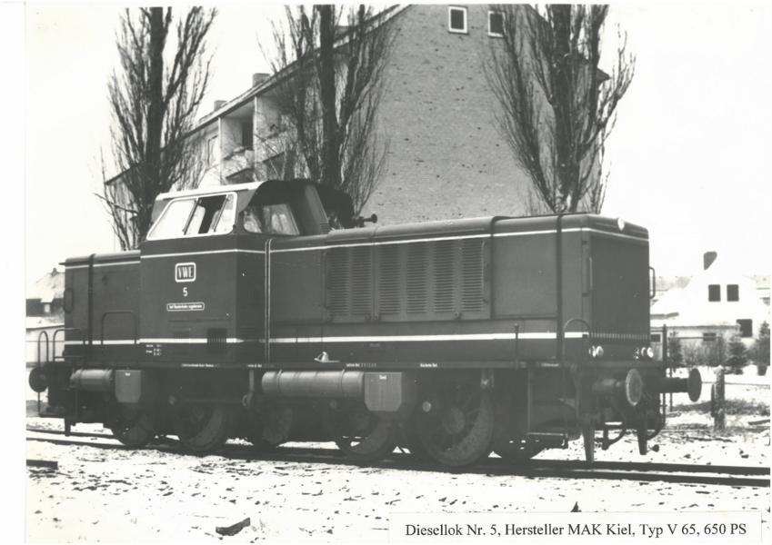 Historische Diesellokomotive der Verden-Walsroder Eisenbahn